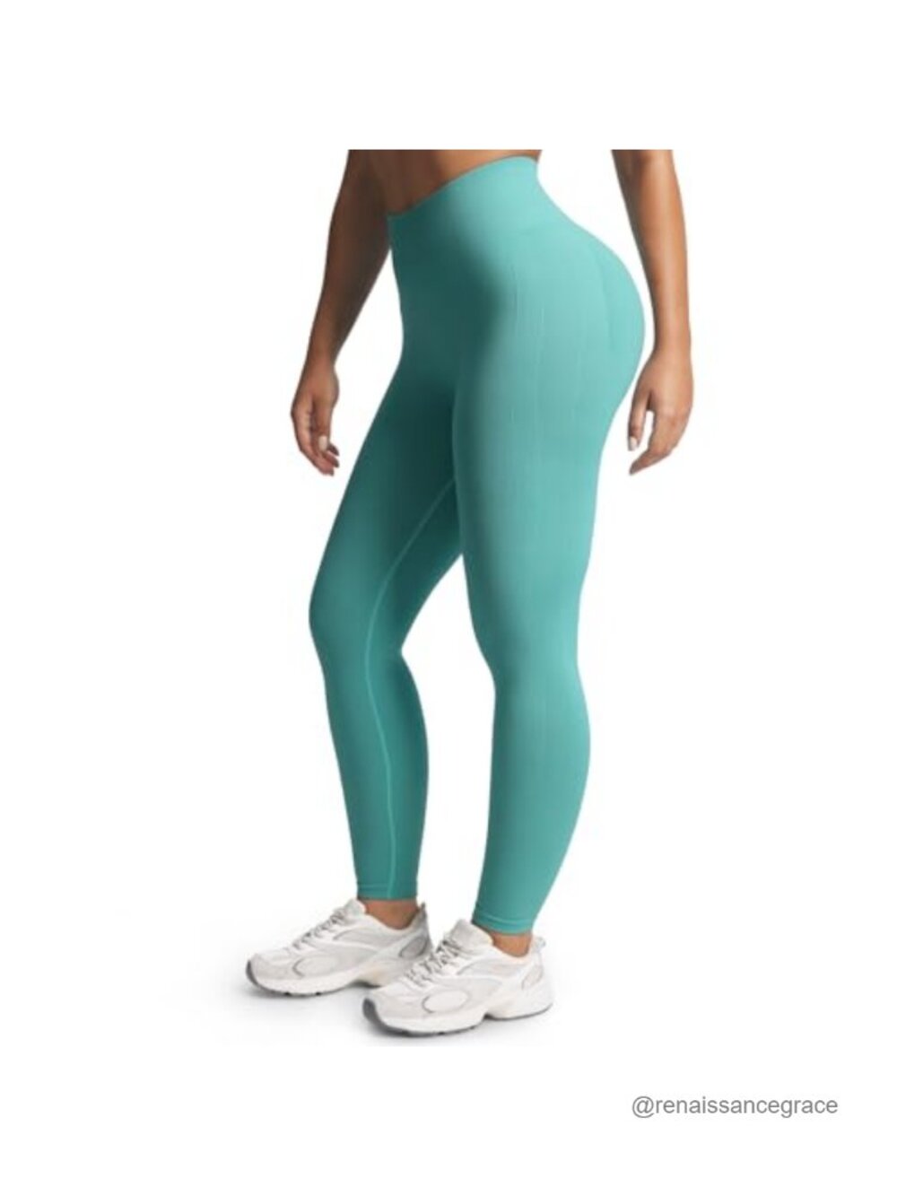 Seamless High Waist Sculpt Leggings 22" Inseam Nylon Spandex